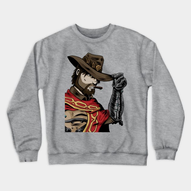 McCree Crewneck Sweatshirt by Black Snow Comics